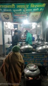 stall for Muradabadi Biryani