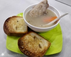 chicken stew combo at aaheli express