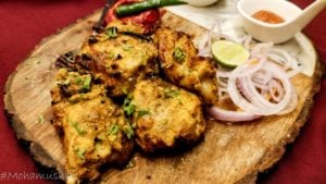 Achari fish tikka at biswa bangla gate