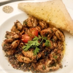 chicken aglio at biswa bangla gate