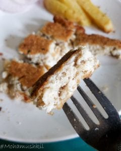 chicken cutlet at Gompus Kalimpong