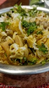 Biryani at Holiday Inn Kolkata