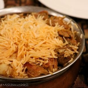 Biryani at Shadab