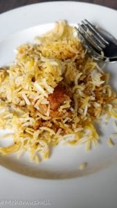 food at Zaika-e-hyderabad