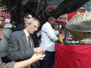 Veagnn food walk with French Ambassador to India