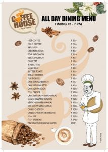 new town coffee house menu