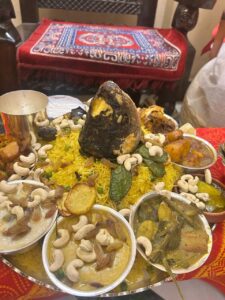 Non veg bhog at Kalighat