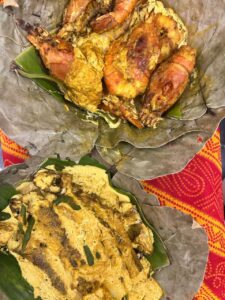 Non veg bhog at Kalighat