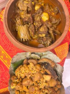 Non veg bhog at Kalighat