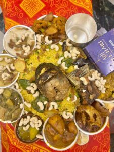 Non veg bhog at Kalighat