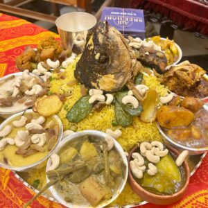 Non veg bhog at Kalighat